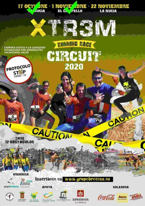 El Circuito XTR3M RACE finaliza en La Nucía este domingo