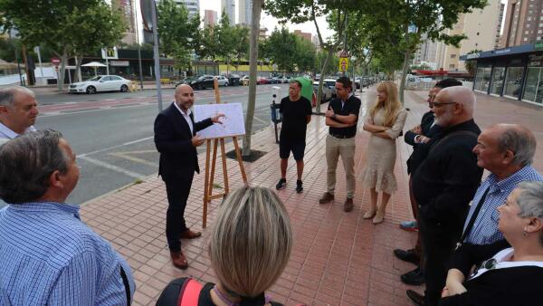 Benidorm cambia el sentido del tráfico en las calles Mirador, Invierno y Fluixá para mejorar la movilidad sostenible y optimizar itinerarios