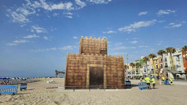 VOX denuncia la negligencia en la instalación del Castillo de las fiestas de Moros y Cristianos en Villajoyosa 