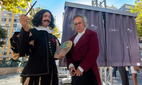 Benidorm programa todos los fines de semana de octubre visitas teatralizadas a la exposición ‘El Prado en las Calles’ 