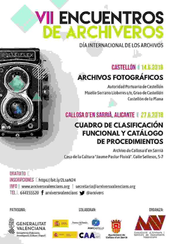 Callosa d&rsquo;en Sarri&agrave; acoge una de las citas de los VII Encuentros de Archiveros 