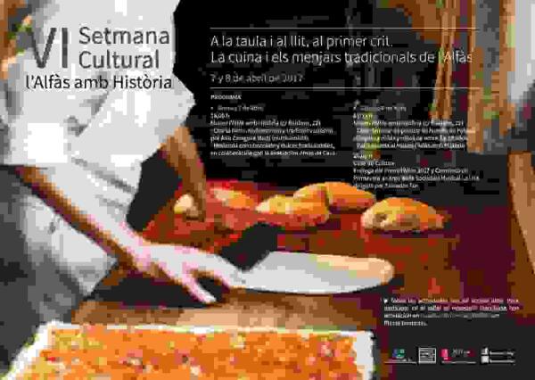 La VI Semana Cultural l&rsquo;Alf&agrave;s amb Hist&ograve;ria se centrar&aacute; en la gastronom&iacute;a tradicional local