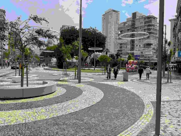 Ciudadanos pide remodelar la plaza de la Constitución e instalar cubre contenedores con imágenes de Benidorm