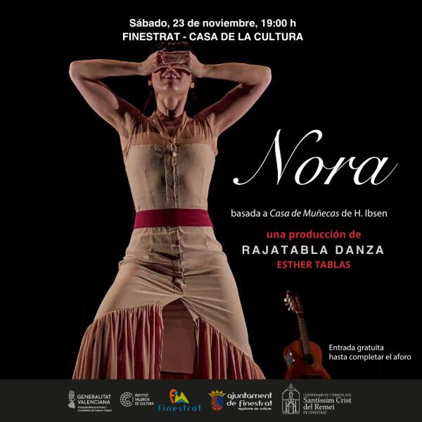 FINESTRAT SE SUMA AL 25N CON EL ESPECTÁCULO DE DANZA “NORA”, EL TALLER DE TOTE BAGS PARA LA JUVENTUD, EL CURSO SOBRE MASCULINIDADES Y CORRESPONSABILIDADES Y, COMO NOVEDAD, EL SCAPE ROOM “FAVS” 