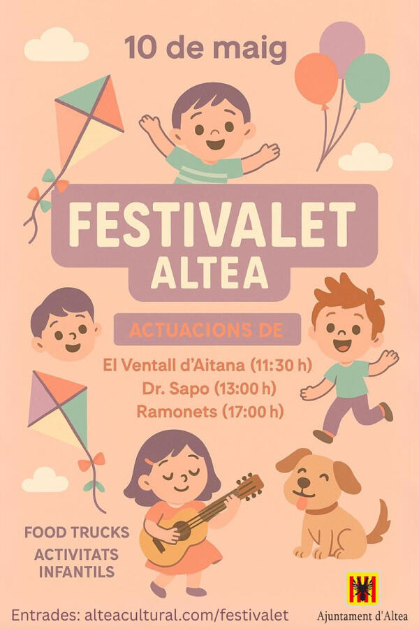 Altea celebra el “Festivalet” con música, actividades infantiles y food trucks
