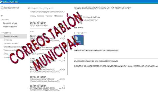 Cs Benidorm denuncia que el PP censura los comunicados remitidos al tabl&oacute;n de anuncios interno y a la web municipal