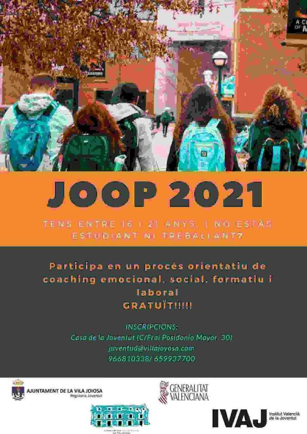 Abierto el plazo de inscripción para el programa Jove Oportunitat 2021 en la Vila Joiosa