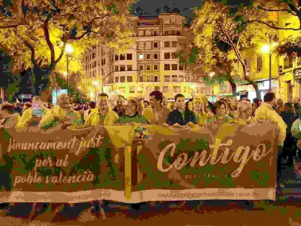 CONTIGO junto a los valencianos por una &ldquo;Financiaci&oacute;n Justa&rdquo;