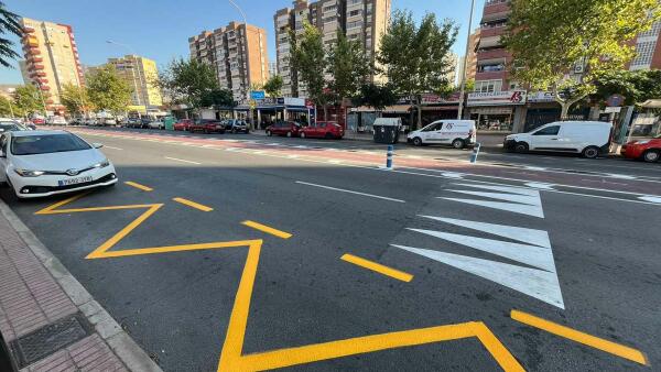 Benidorm mejora la señalización horizontal y la seguridad vial en todo el término municipal