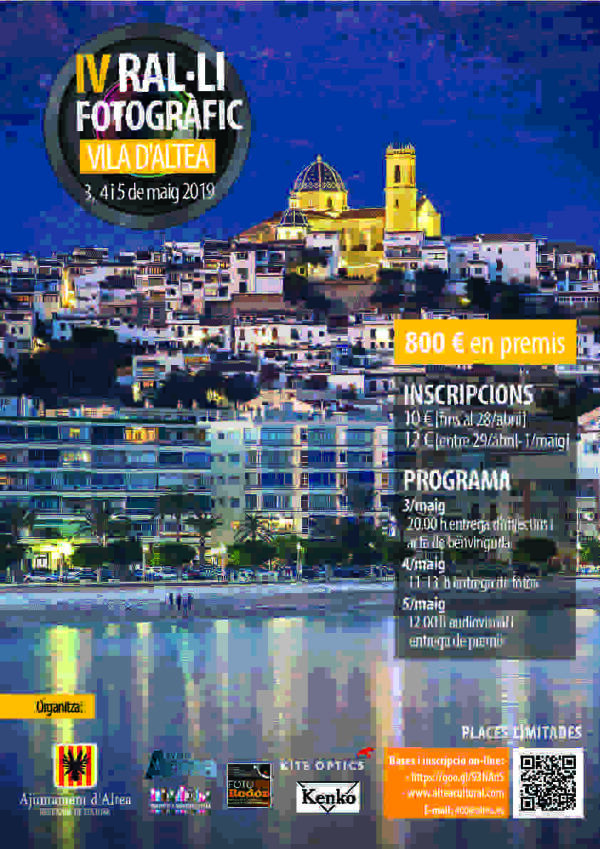Altea // Cultura organiza para esta primavera varias actividades fotográficas
