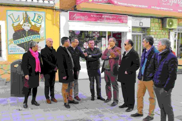 Benidorm abre completamente el nuevo tramo peatonal de Tom&aacute;s Ortu&ntilde;o 