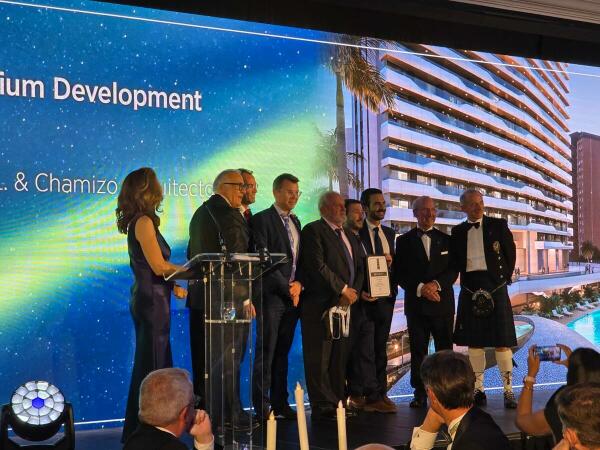 La gala de premios International Property Awards de Londres encumbra al residencial Benidorm Beach con dos premios con la máxima puntuación 