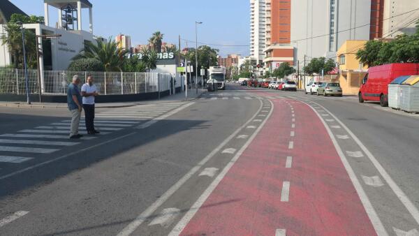 Benidorm ejecuta dos intervenciones en Severo Ochoa para mejorar la seguridad vial y la fluidez del tráfico