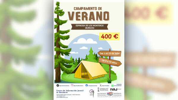 Juventud organiza un campamento de verano en la localidad de Espinosa de los Monteros (Burgos)