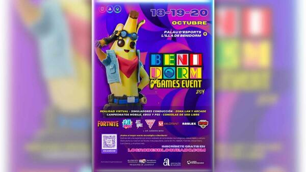 Juventud organiza en octubre en el Palau d’Esports el ‘Benidorm Games Event’, con zonas de videojuegos, charlas y acampada  