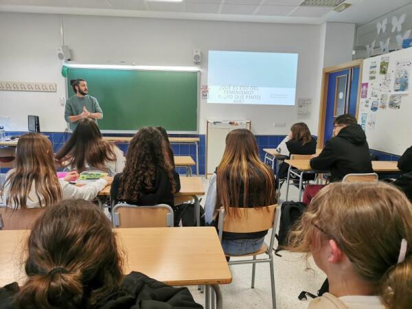 Igualdad imparte talleres de Coeducación en el Instituto