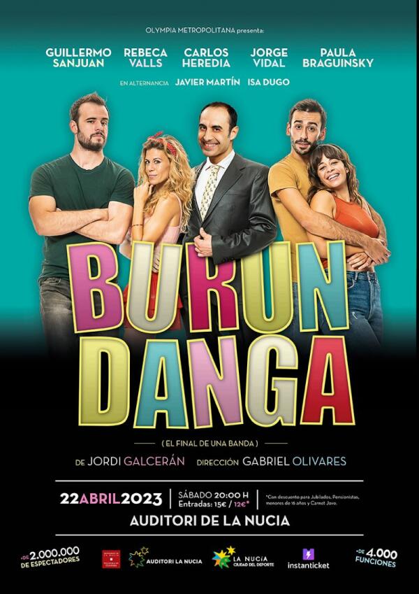 La comedia teatral “Burundanga” este sábado en l’Auditori