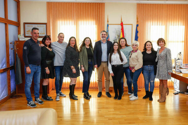 Primera toma de contacto con los nuevos mayorales de las Fiestas del Santísimo Cristo del Buen Acierto