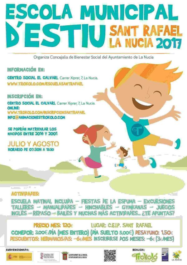 La Nuc&iacute;a &middot; El plazo de Inscripci&oacute;n de L&rsquo;Escola d&rsquo;Estiu finaliza este viernes