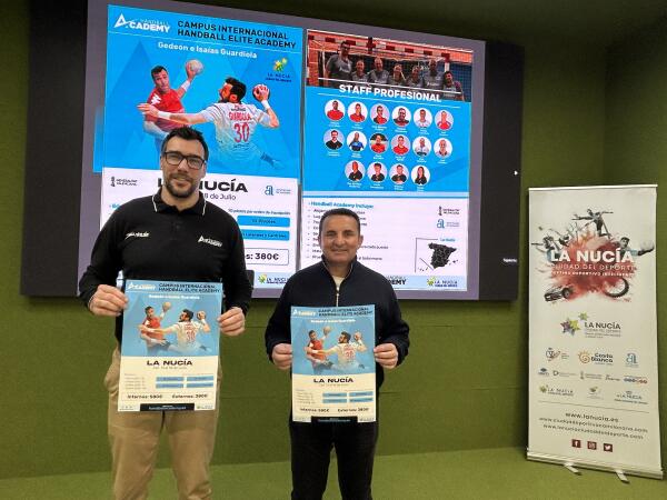 La Nuc&iacute;a ser&aacute; sede del campus de balonmano con los hermanos Gede&oacute;n e Isa&iacute;as Guardiola 