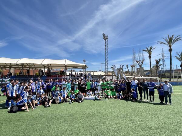 H&eacute;rcules, Elche y Titanes disfrutaron del I torneo de futbol adaptado &ldquo;Javi Torres&rdquo;