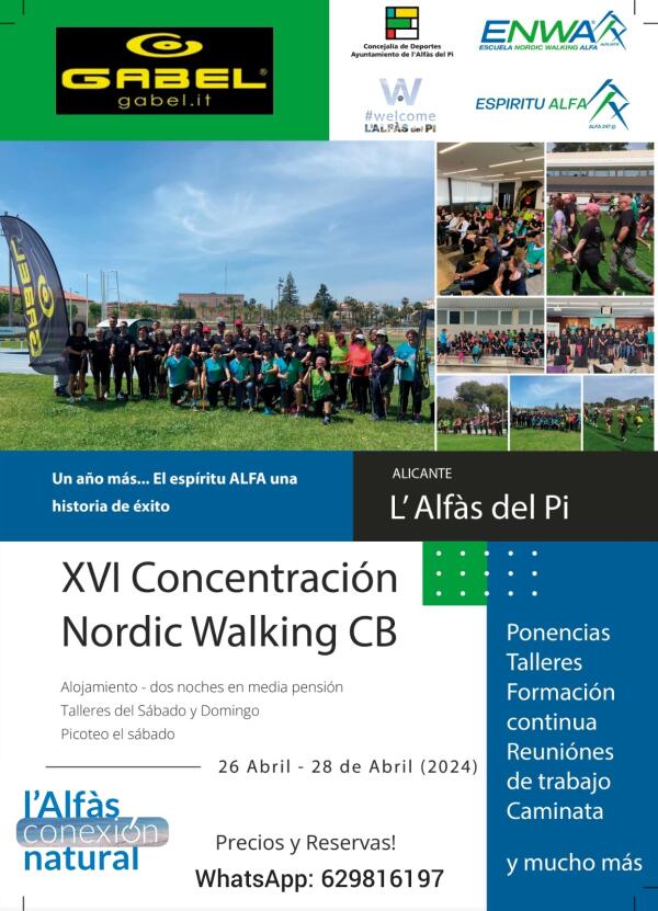 L’Alfàs del Pi se prepara para acoger la concentración de Nordic Walkers más importante de España 