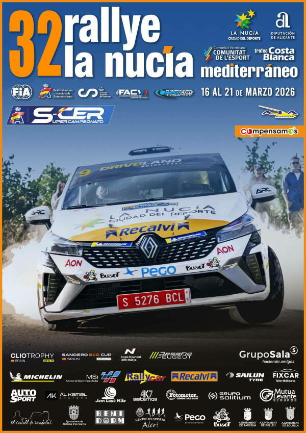 El 32&ordm; Rallye La Nuc&iacute;a abre inscripciones