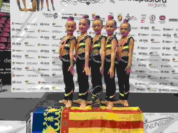 Callosa &middot; Bronce para las benjaminas del Club de Gimnasia Les Marines en el Campeonato de Espa&ntilde;a de Conjuntos 