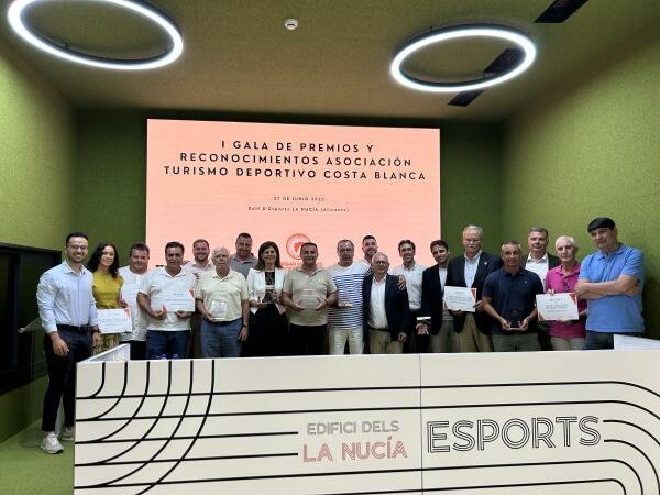 La I Gala de Turismo Deportivo Costa Blanca se celebró en La Nucía