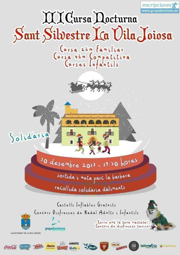 Convocada la tercera edici&oacute;n de la carrera nocturna &lsquo;San Silvestre la Vila Joisa&rsquo; para despedir el 2017