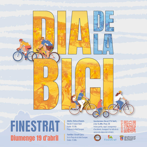 Finestrat celebra el D&iacute;a de la Bici el domingo 19 de abril