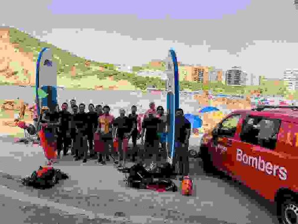 Limpieza de fondos marinos en la Cala de Finestrat 