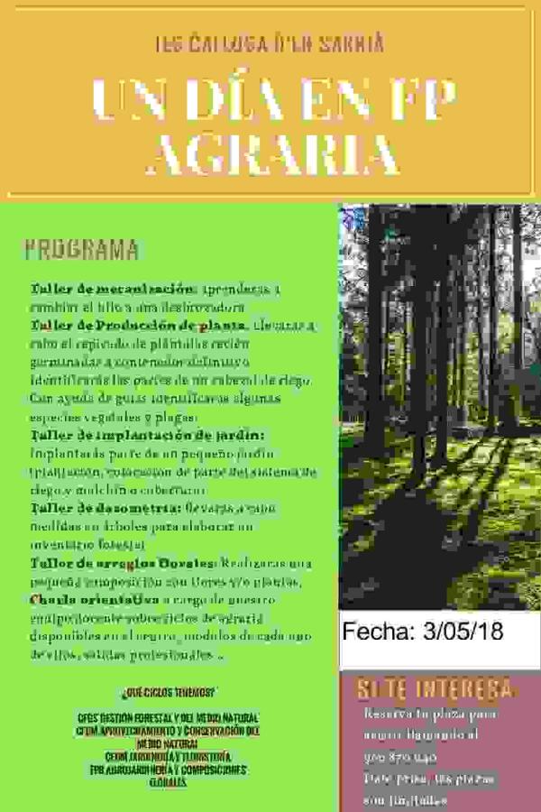 Jornada de puertas abiertas en el IES Rodolfo Llopis de Callosa d’en Sarrià