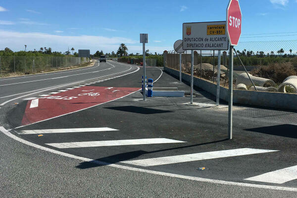 La Diputación de Alicante invertirá este año 3,9 millones de euros en la mejora de diez carreteras de la red viaria provincial 