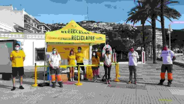 XÁBIA ÚLTIMA PARADA DEL RETO DEL  RECICLAJE