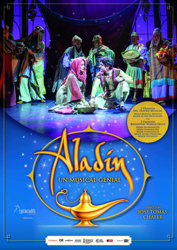 El musical infantil “Aladín, un musical genial” estrena la programación cultural de 2024 en el Teatre Auditori  