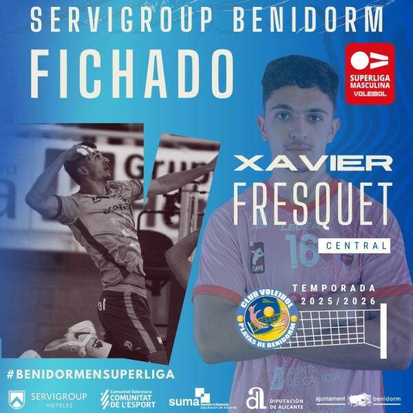 Xavier Fresquet, primer fichaje del Servigroup Benidorm para su estreno en Superliga Masculina 