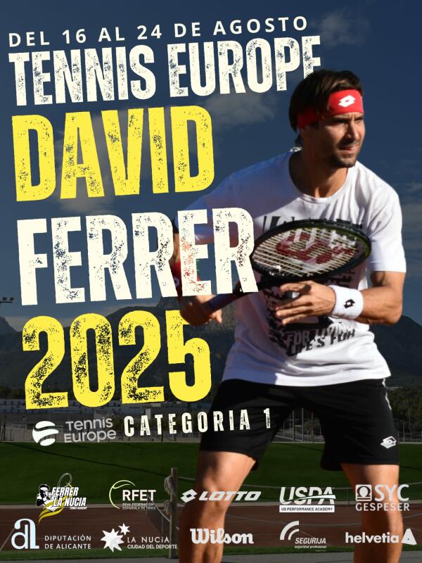 345 tenistas en el Torneo Internacional sub 14 David Ferrer La Nucía 2025