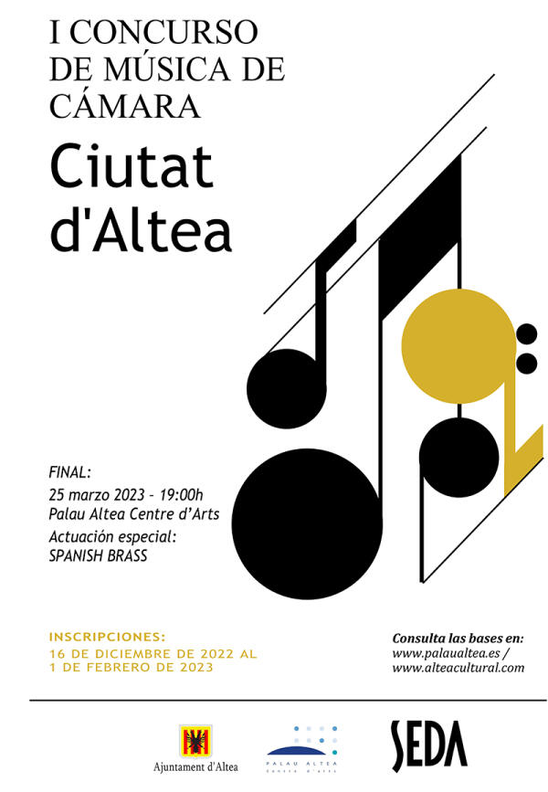 Llega la final del Concurso de Música de Cámara “Ciutat d’Altea”