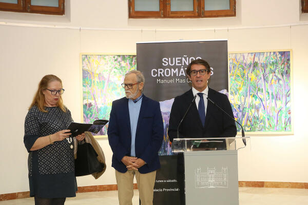 La Diputaci&oacute;n presenta en el Palacio Provincial las &uacute;ltimas propuestas del pintor Manuel Mas Calabuig 