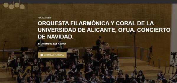 AGENDA CULTURAL Del 15 al 21 de diciembre