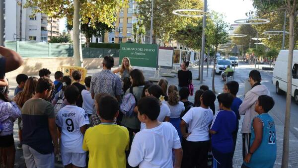 Grupos de escolares inician las visitas a la exposición ‘El Museo del Prado en Benidorm’