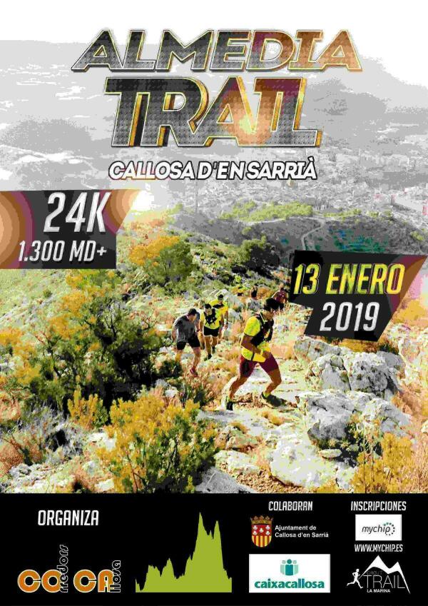  Callosa d&rsquo;en Sarri&agrave; acoger&aacute; el pr&oacute;ximo 13 de enero el I Almedia Trail 